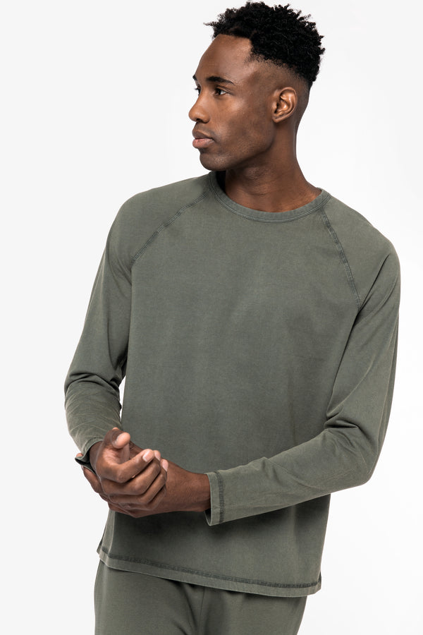 Men's Long Sleeve Raglan T-shirt - 190gsm - NS338