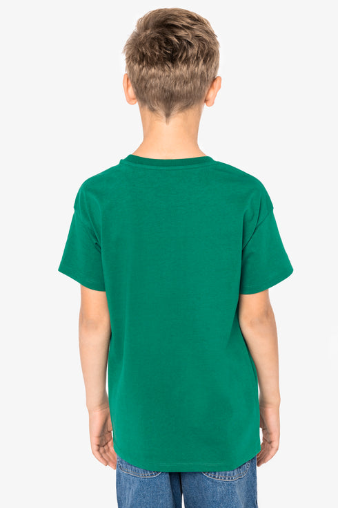Kids' Drop Shoulder T-Shirt: Relaxed & Customizable Style - NS306