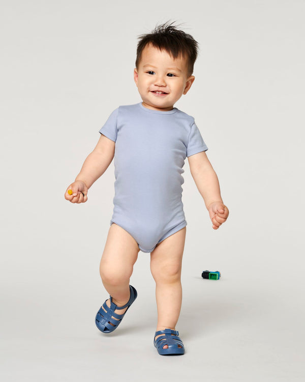 Organic Short Sleeve Baby Bodysuit | Baby Body STUB103