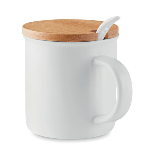 Porcelain Mug With Spoon | KENYA - MO9708