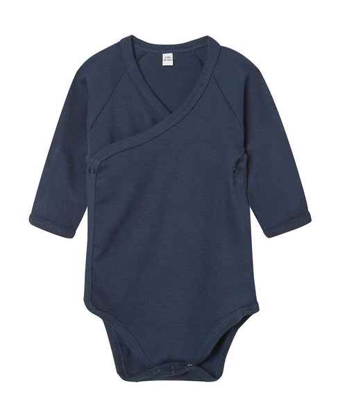 Baby Long Sleeve Kimono Bodysuit - 07047