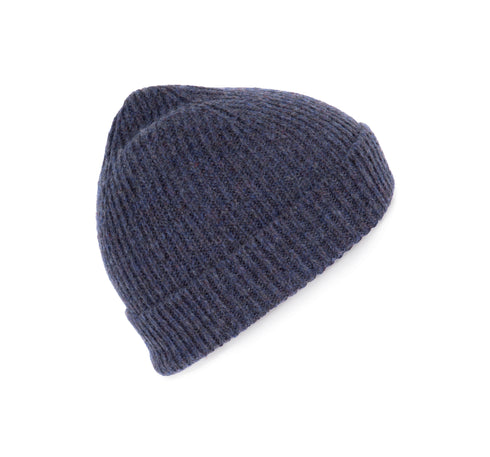 Classic Knitted Beanie In Recycled Yarn - KP557