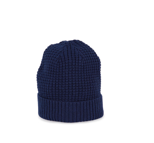 Knitted Beanie With Recycled Yarn - KP553