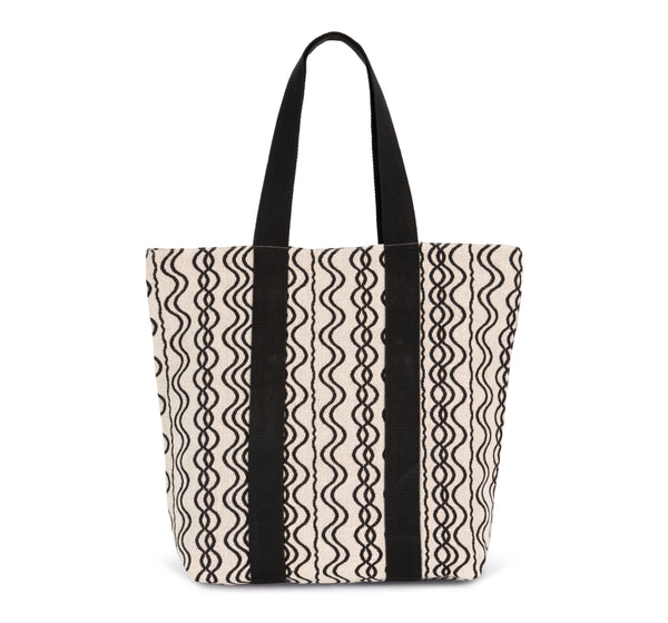 Recycled Shopping Bag - Wavy Pattern - KI5212