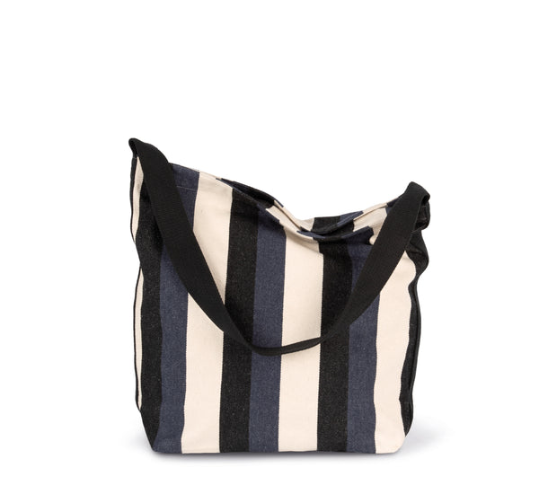 Recycled Shoulder Bag - Striped Pattern - KI5211
