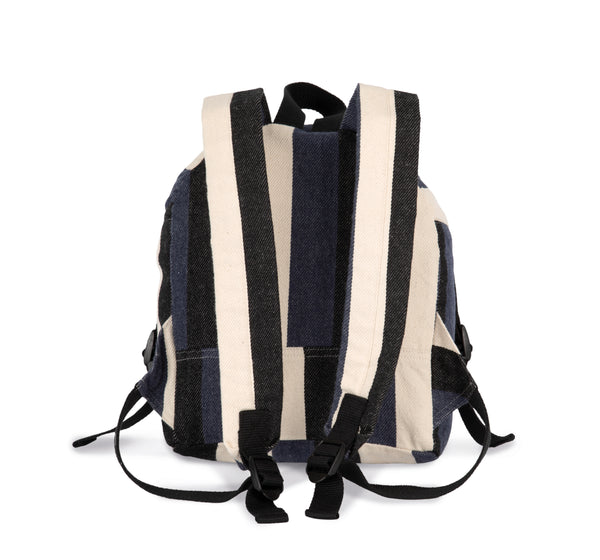 Recycled Backpack - Striped Pattern - KI5108