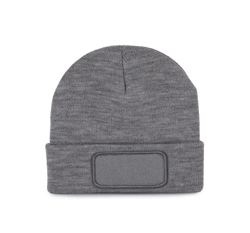 Recycled Beanie With Patch - KP890