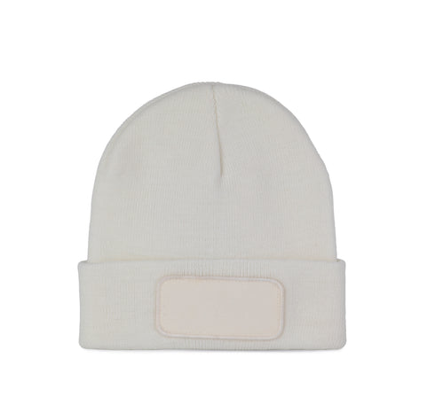 Recycled Beanie With Patch - KP890