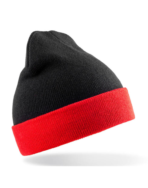 Recycled Black Compass Beanie - 60233