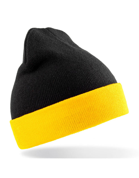 Recycled Black Compass Beanie - 60233