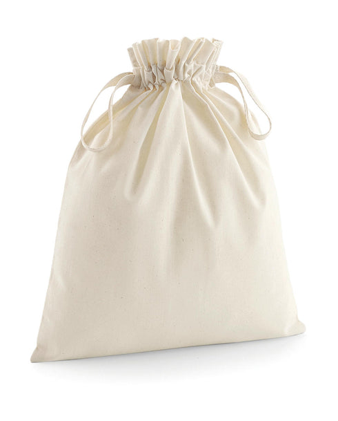 Organic Cotton Drawcord Bag -  63228