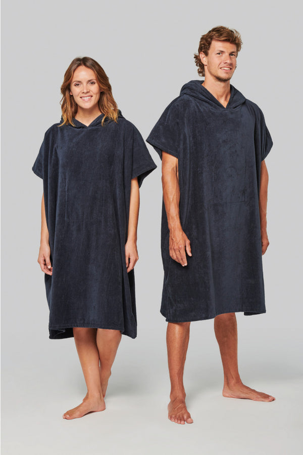Unisex Hooded Towelling Poncho - PA581