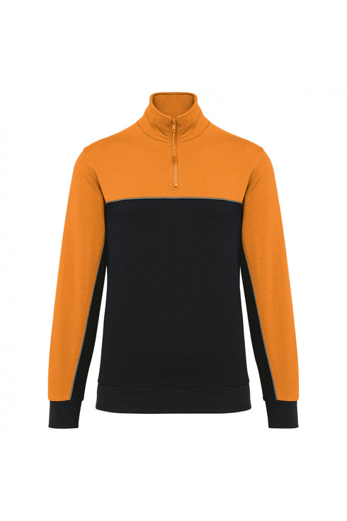 Unisex Zipped Neck Eco-friendly Sweatshirt - WK404