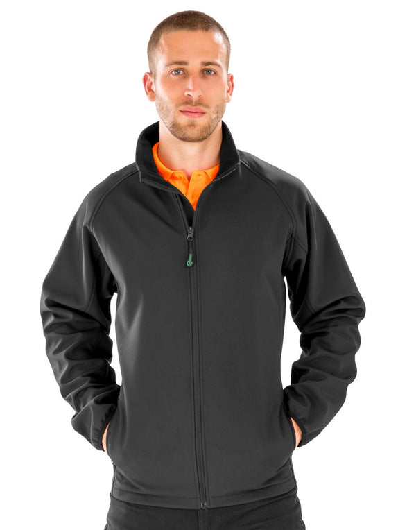 Men's Recycled 2-Layer Printable Softshell Jacket - 95733