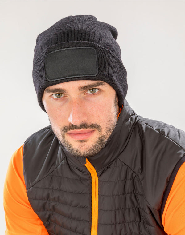 Recycled Double Knit Printers Beanie - 60533