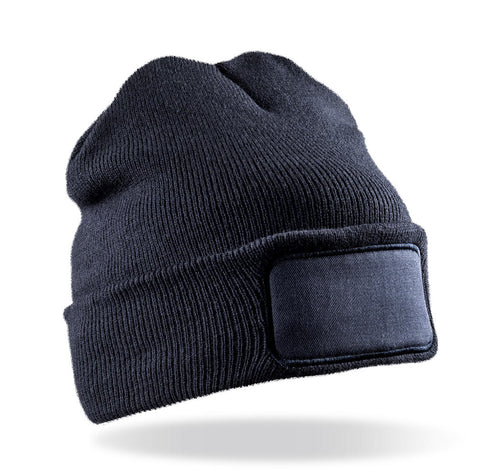 Recycled Double Knit Printers Beanie - 60533