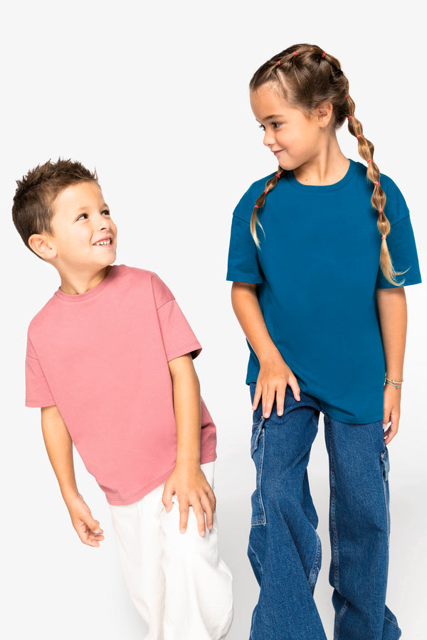 Camiseta ecológica de hombros caídos para niños - 200 g/m² - NS340