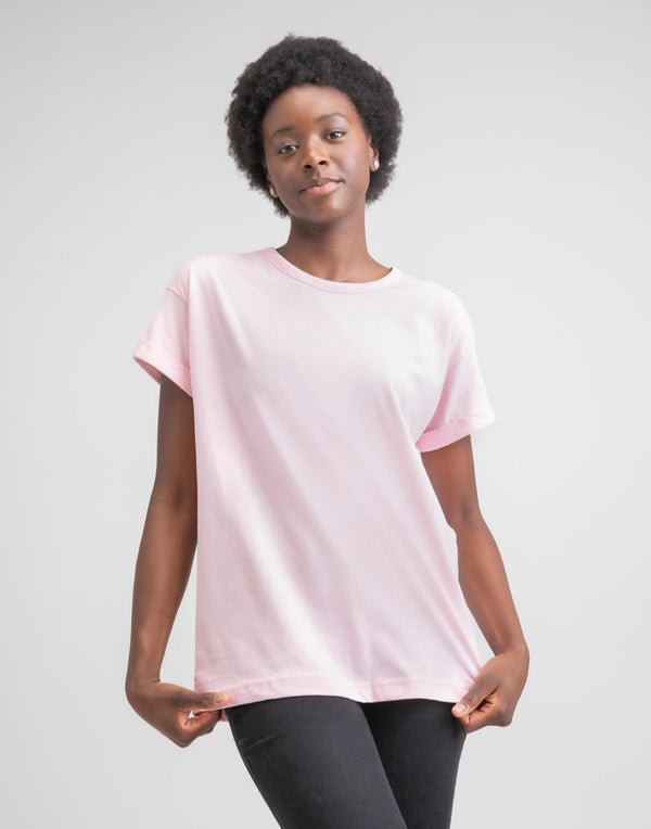 Camiseta Orgánica Mujer ¨The Boyfriend¨ - Relaxed fit - 150 gsm - 12248