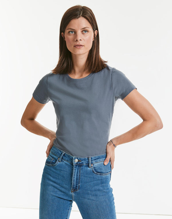 Camiseta pesada orgánica pura para mujer - 12500
