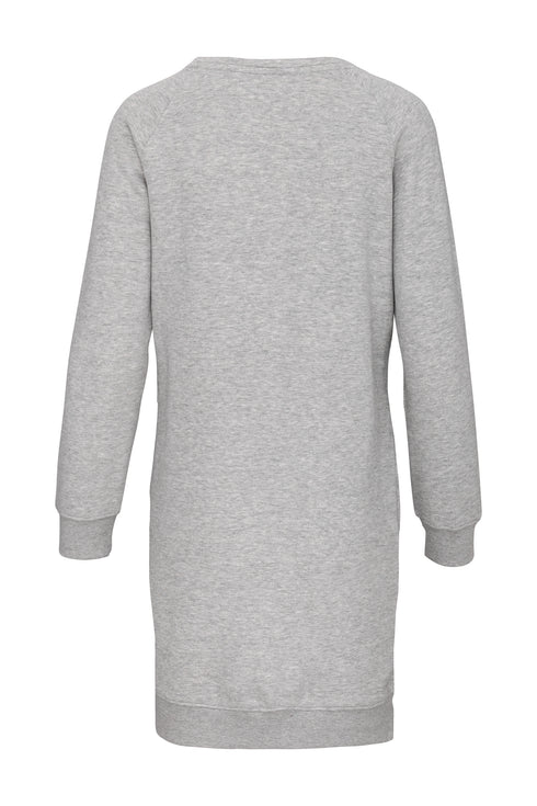 Organic cotton fleece tee shirt dress