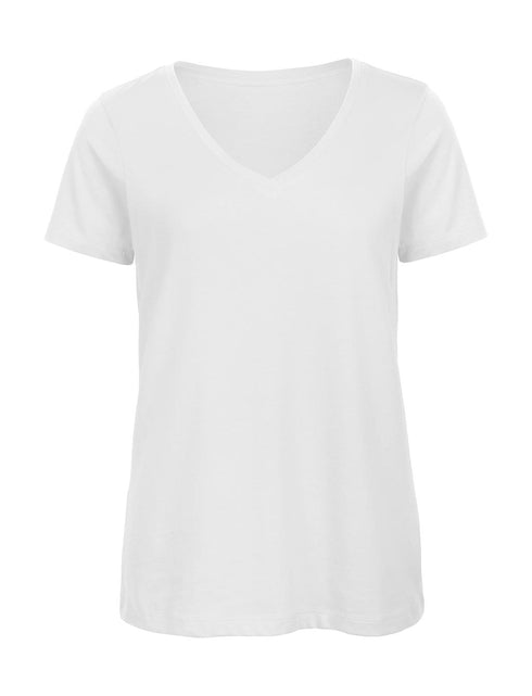 Camiseta Orgánica Inspire con Cuello en V para Mujer - 18242
