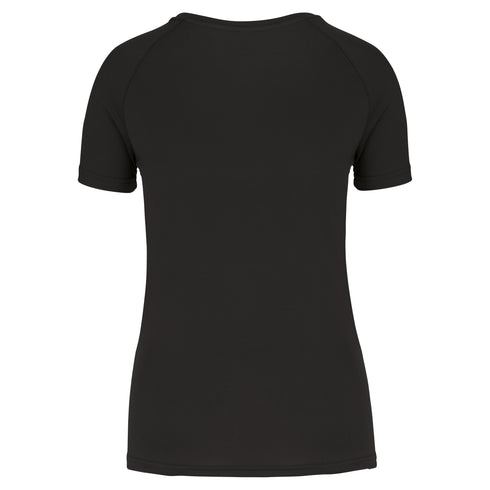 Camiseta deportiva reciclada con cuello redondo para mujer - PA4013