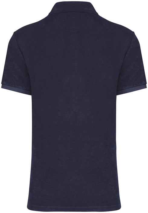 Men's short-sleeved polo shirt with Mandarin collar - Kariban