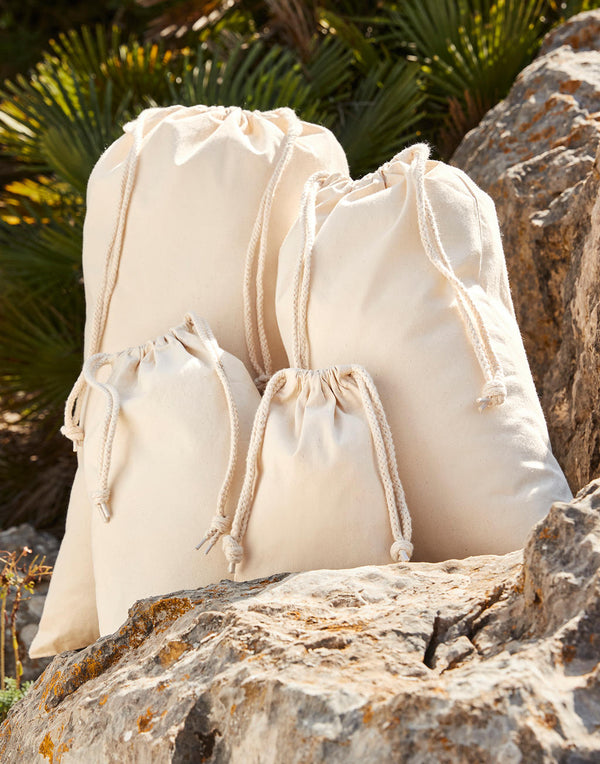 Westford Mill 66328 - Organic Premium Cotton Stuff Bag